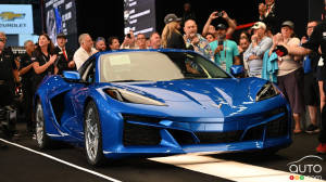 Une vente à 1,1 million pour la première Chevrolet Corvette E-Ray 2024